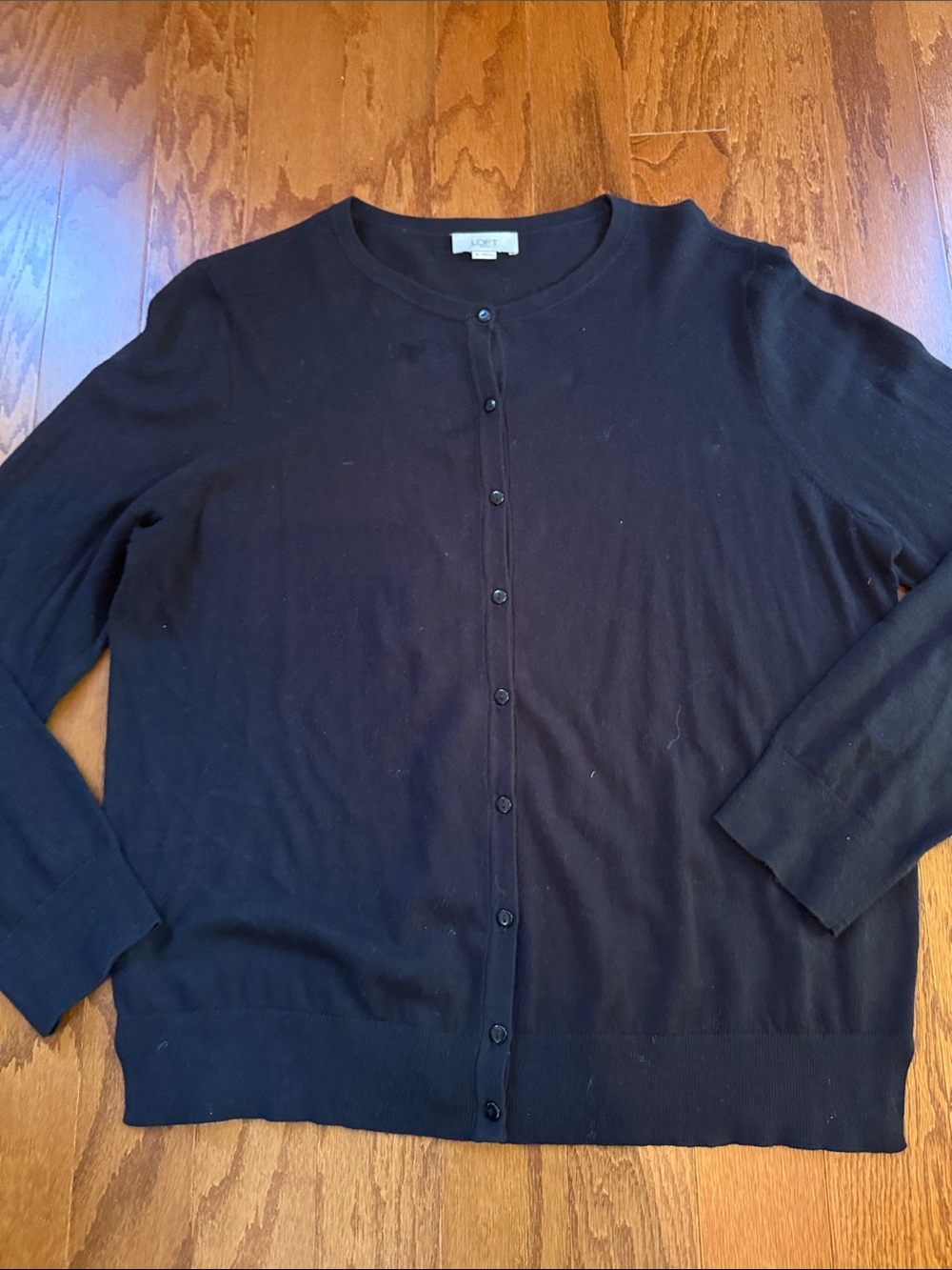 LOFT Outlet 100% Cotton Button Front Cardigan Size XL
